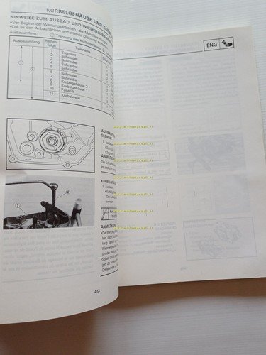 Yamaha YZ 125 (B) LC 3XJ 1990-91 manuale uso - …