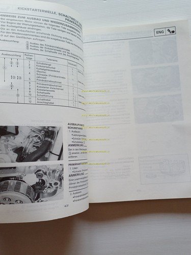 Yamaha YZ 125 (B) LC 3XJ 1990-91 manuale uso - …