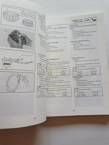 Yamaha YZ 125 (B) LC 3XJ 1990-91 manuale uso - …