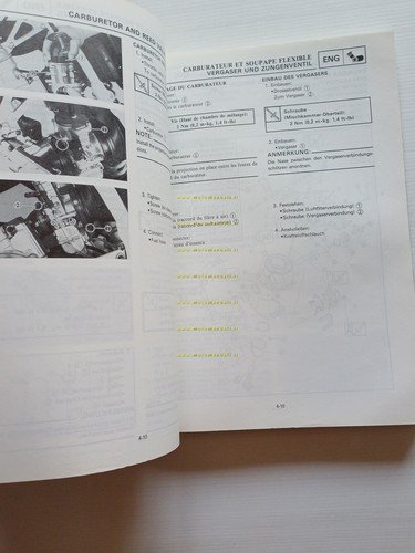 Yamaha YZ 125 (B) LC 3XJ 1990-91 manuale uso - …