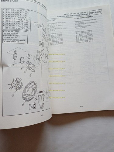 Yamaha YZ 125 (B) LC 3XJ 1990-91 manuale uso - …