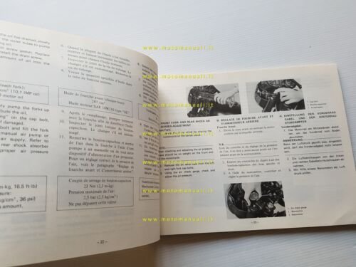 Yamaha YZ 125 B LC 3XJ 1990 manuale uso - …