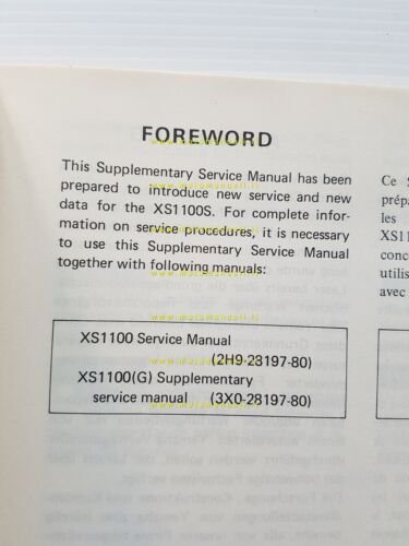 Yamaha YZ 125 B LC 3XJ 1990 manuale uso - …