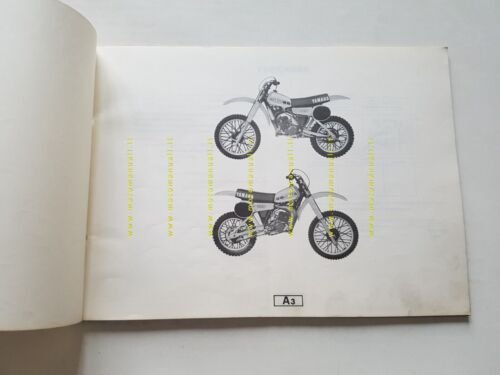 Yamaha YZ 125 G (3N8) 1979 catalogo ricambi ORIGINALE INGLESE …