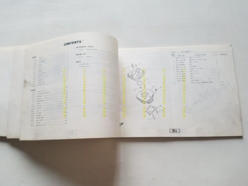 Yamaha YZ 125 G (3N8) 1979 catalogo ricambi ORIGINALE INGLESE …