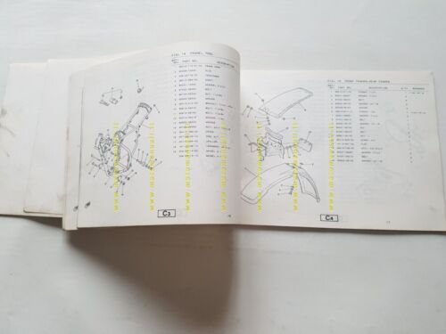 Yamaha YZ 125 G (3N8) 1979 catalogo ricambi ORIGINALE INGLESE …