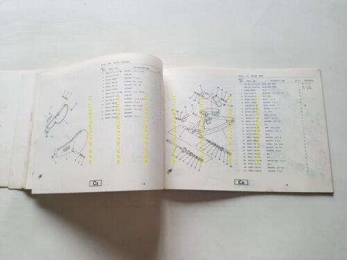 Yamaha YZ 125 G (3N8) 1979 catalogo ricambi ORIGINALE INGLESE …