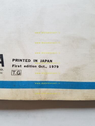 Yamaha YZ 125 G (3N8) 1979 catalogo ricambi ORIGINALE INGLESE …