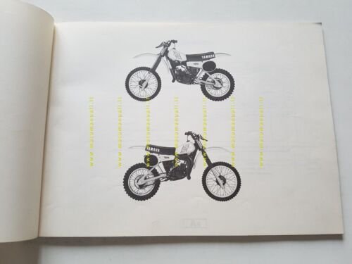 Yamaha YZ 125 H (4V2) 1980 catalogo ricambi ORIGINALE INGLESE …