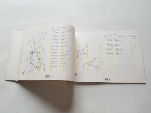 Yamaha YZ 125 H (4V2) 1980 catalogo ricambi ORIGINALE INGLESE …