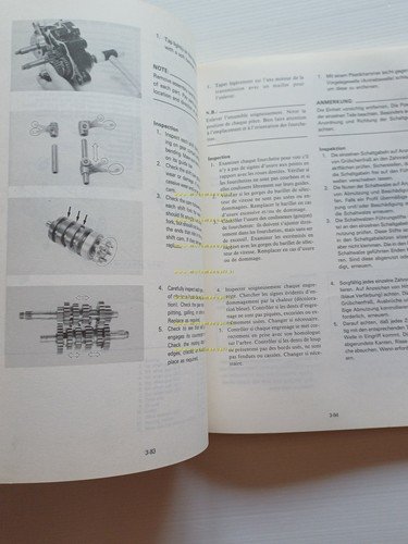 Yamaha YZ 125 (N) 55Y 1984-85 manuale uso - officina …