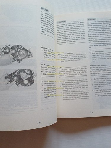 Yamaha YZ 125 (N) 55Y 1984-85 manuale uso - officina …