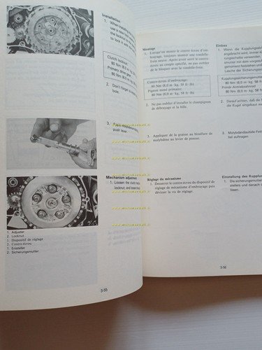 Yamaha YZ 125 (N) 55Y 1984-85 manuale uso - officina …