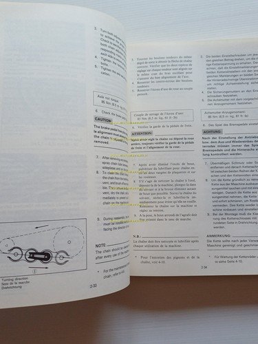 Yamaha YZ 125 (N) 55Y 1984-85 manuale uso - officina …