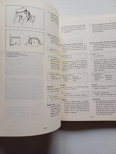 Yamaha YZ 125 (N) 55Y 1985 manuale uso - officina …