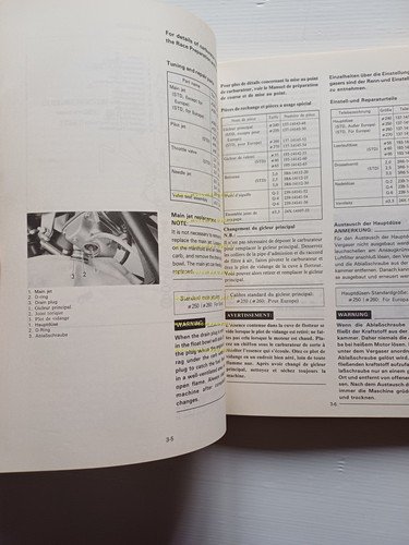 Yamaha YZ 125 (N) 55Y 1985 manuale uso - officina …