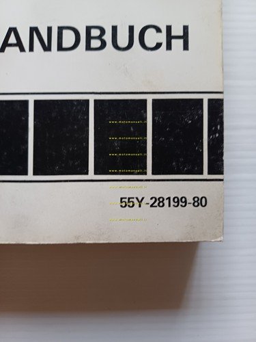 Yamaha YZ 125 (N) 55Y 1985 manuale uso - officina …