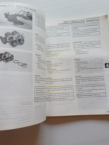 Yamaha YZ 125 (S) 1LX 1985-86 manuale uso - officina …