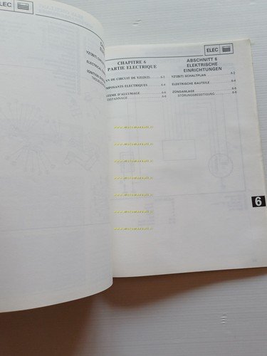 Yamaha YZ 125 (T) 2HG 1986-87 manuale uso - officina …