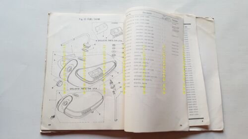 Yamaha YZ 250 - 400 1976 catalogo ricambi originale spare …