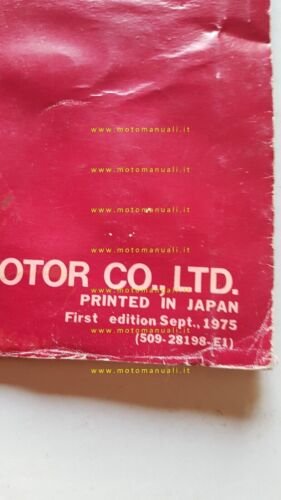 Yamaha YZ 250 - 400 1976 catalogo ricambi originale spare …
