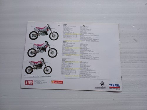 Yamaha YZ 250 - YZ 125 - YZ 80 CROSS …
