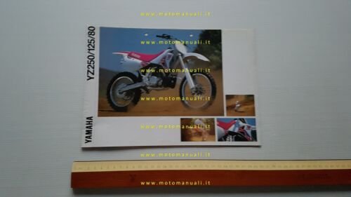 Yamaha YZ 250-125-80 CROSS 1992 depliant italiano originale