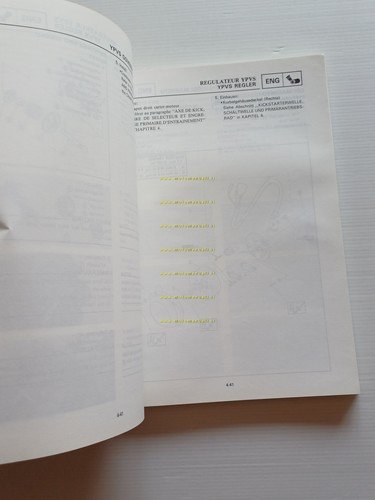 Yamaha YZ 250 (D) LC 4DA 1991-92 manuale uso - …