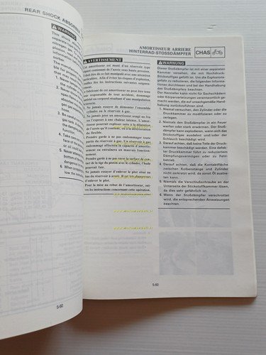 Yamaha YZ 250 (D) LC 4DA 1991-92 manuale uso - …