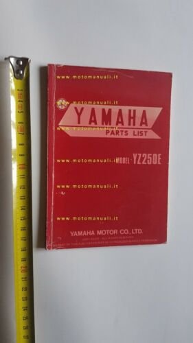 Yamaha YZ 250 E CROSS 1977 catalogo ricambi originale spare …
