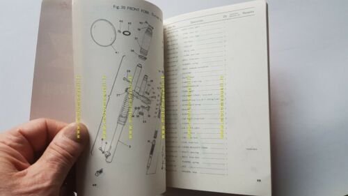 Yamaha YZ 250 E CROSS 1977 catalogo ricambi originale spare …