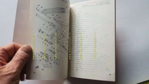 Yamaha YZ 250 E CROSS 1977 catalogo ricambi originale spare …