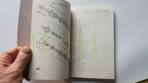 Yamaha YZ 250 E CROSS 1977 catalogo ricambi originale spare …