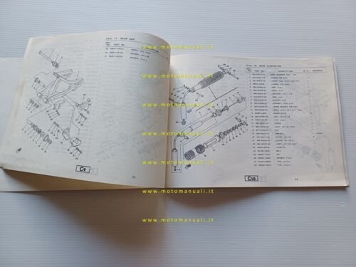 Yamaha YZ 250 H 4V3 1981 catalogo ricambi originale moto …