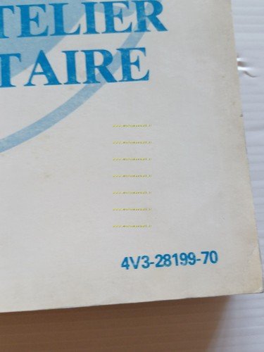 Yamaha YZ 250 (H) 4V3 1981 manuale uso - officina …