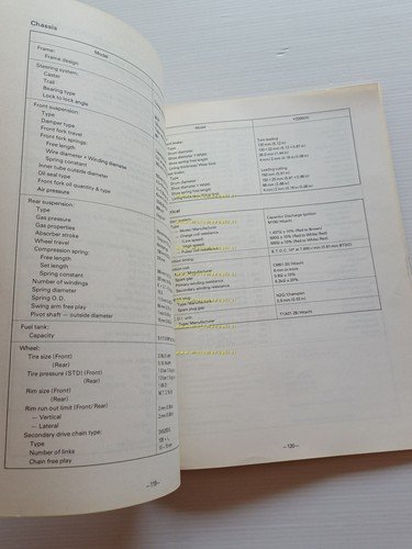 Yamaha YZ 250 (H) 4V3 1981 manuale uso - officina …