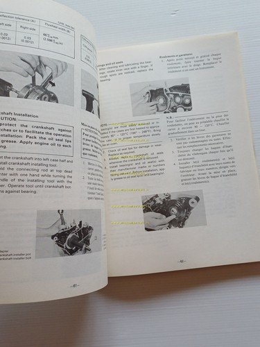 Yamaha YZ 250 (H) 4V3 1981 manuale uso - officina …