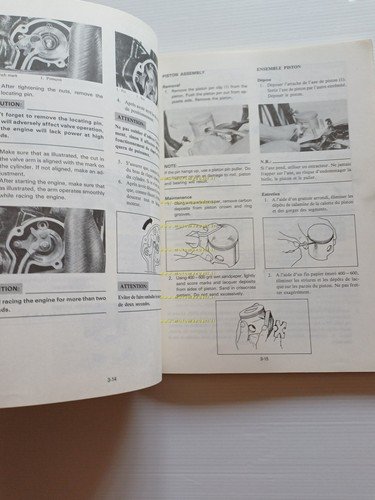 Yamaha YZ 250 (K) 24Y 1983 manuale uso - officina …