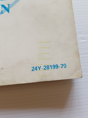 Yamaha YZ 250 (K) 24Y 1983 manuale uso - officina …