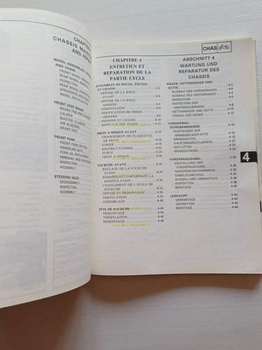 Yamaha YZ 250 (S) 1LU 1985-86 manuale uso - officina …