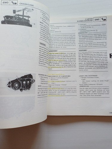 Yamaha YZ 250 (S) 1LU 1985-86 manuale uso - officina …