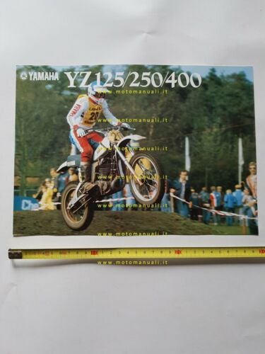 Yamaha YZ 400-250-125 Cross modelli 1978 depliant moto originale brochure