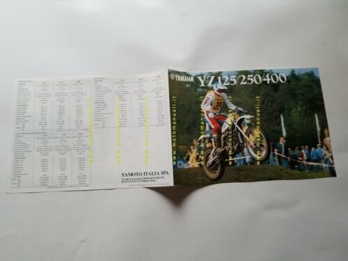 Yamaha YZ 400-250-125 Cross modelli 1978 depliant moto originale brochure