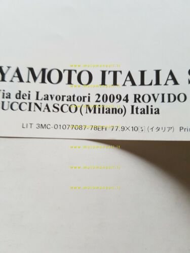 Yamaha YZ 400-250-125 Cross modelli 1978 depliant moto originale brochure