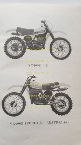 Yamaha YZ 400 D - YZ 400 E CROSS 1977 …