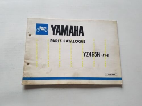 Yamaha YZ 465 H (4V4) 1980 catalogo ricambi ORIGINALE INGLESE …