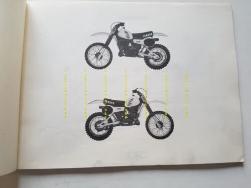 Yamaha YZ 465 H (4V4) 1980 catalogo ricambi ORIGINALE INGLESE …