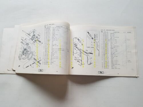 Yamaha YZ 465 H (4V4) 1980 catalogo ricambi ORIGINALE INGLESE …