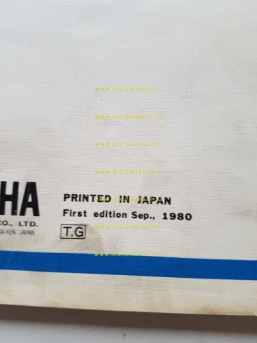 Yamaha YZ 465 H (4V4) 1980 catalogo ricambi ORIGINALE INGLESE …