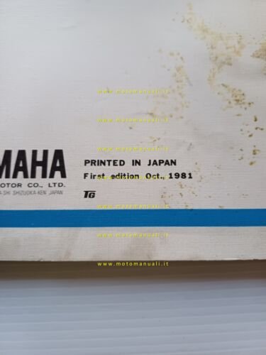 Yamaha YZ 490 J 5X6 1982 catalogo ricambi originale moto …